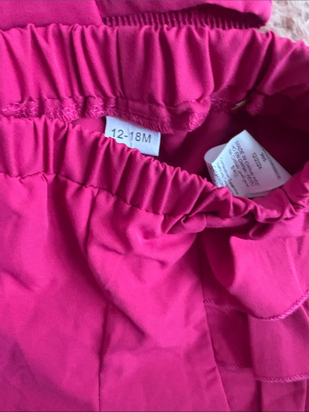 SHEIN Pink Bow Tank Top & Ruffle Shorts Matching Set - Picture 2 of 6